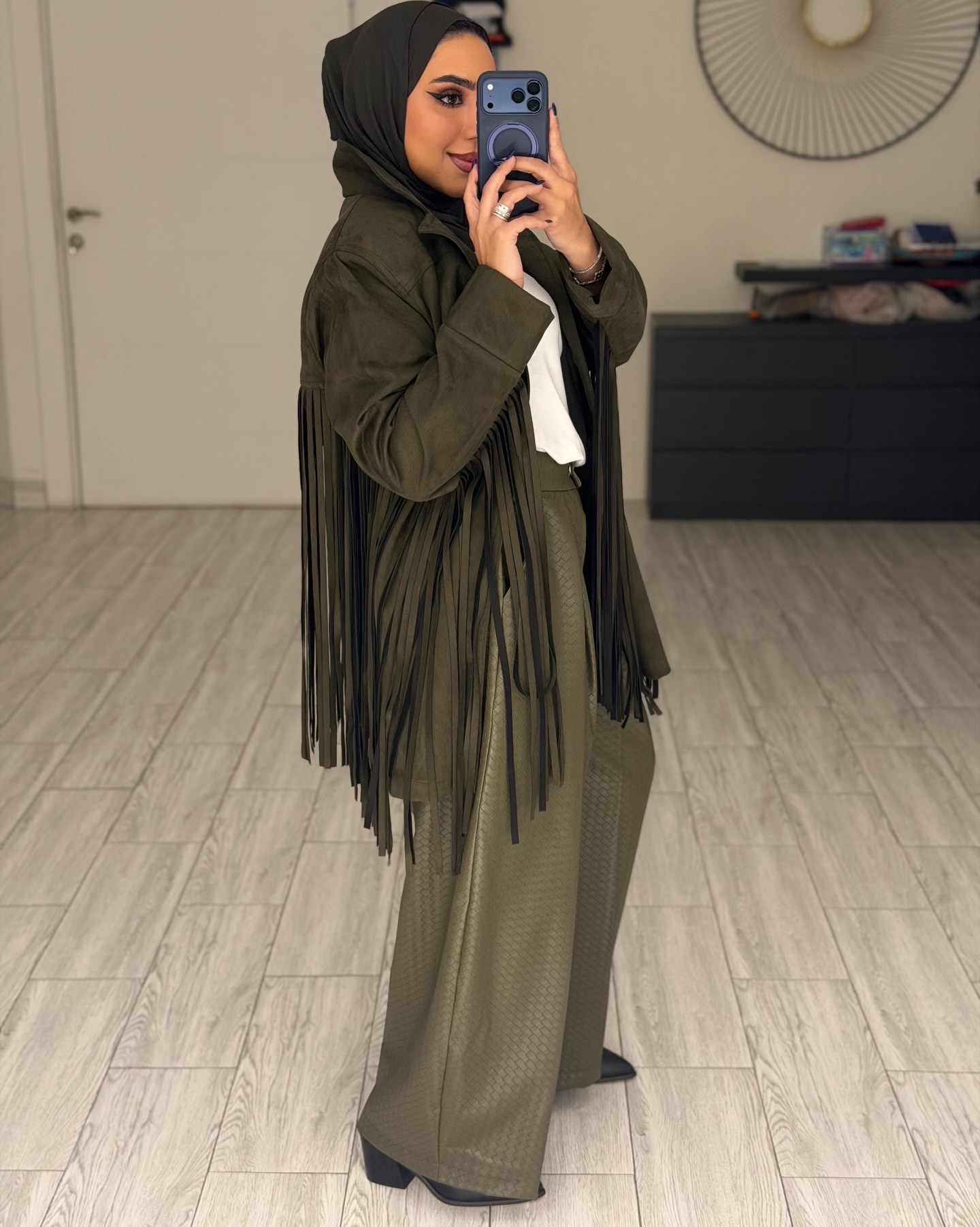 CowBoy Jacket - Olive - الصورة 3