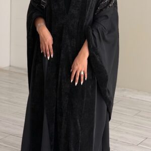 Alternative view of Freesize kaftan - black