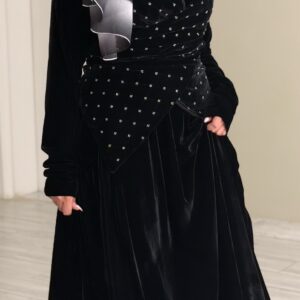 Alternative view of Wrapping Kaftan - Black