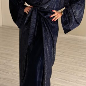 Shinney navy kaftan