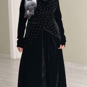 Wrapping Kaftan - Black