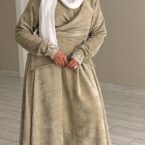 Wrapping Kaftan - Shinney beige