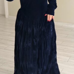 Alternative view of Navy kaftan - Sun