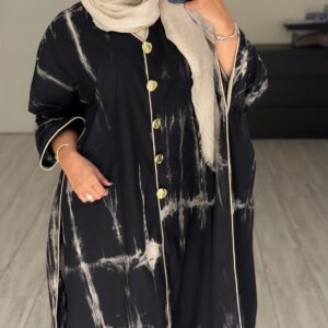 Alternative view of دراعه تاي داي اسود بيج فري سايز