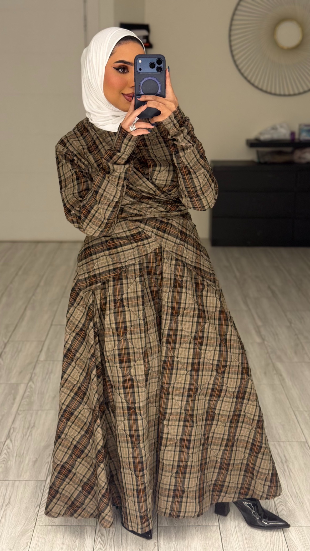 دراعه كلوش مبكره -بيج بني - الصورة 6