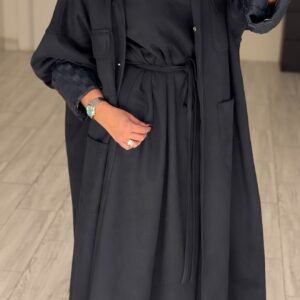 Alternative view of Suede - Navy Set