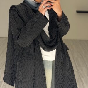 ⁦Leopard scarf Blazer⁩ - الصورة ⁦7⁩