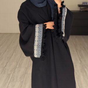 Alternative view of دراعه فري سايز - اسود