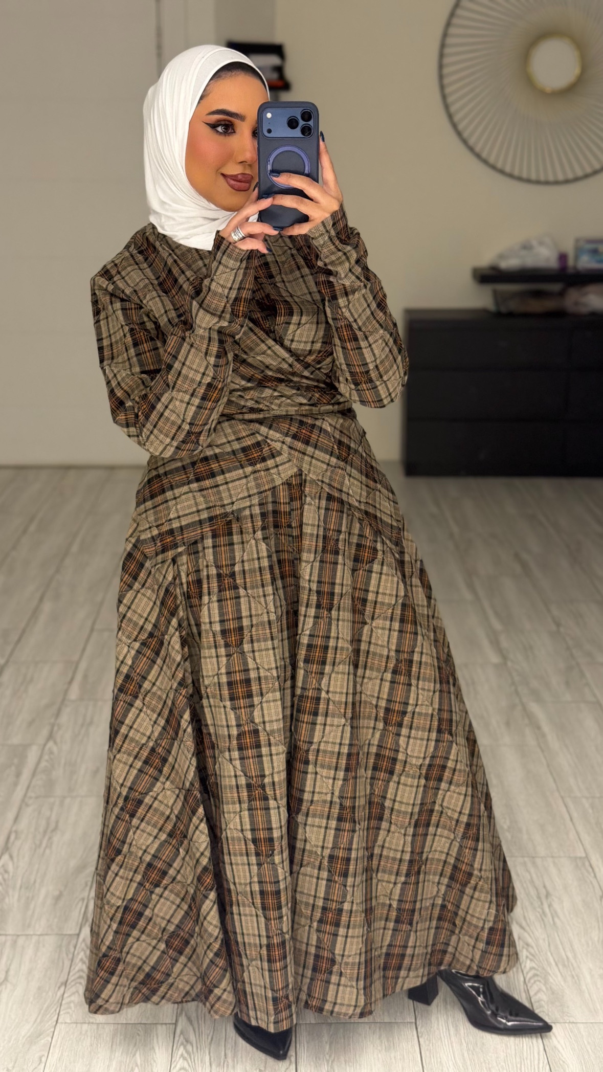 دراعه كلوش مبكره -بيج بني - الصورة 2