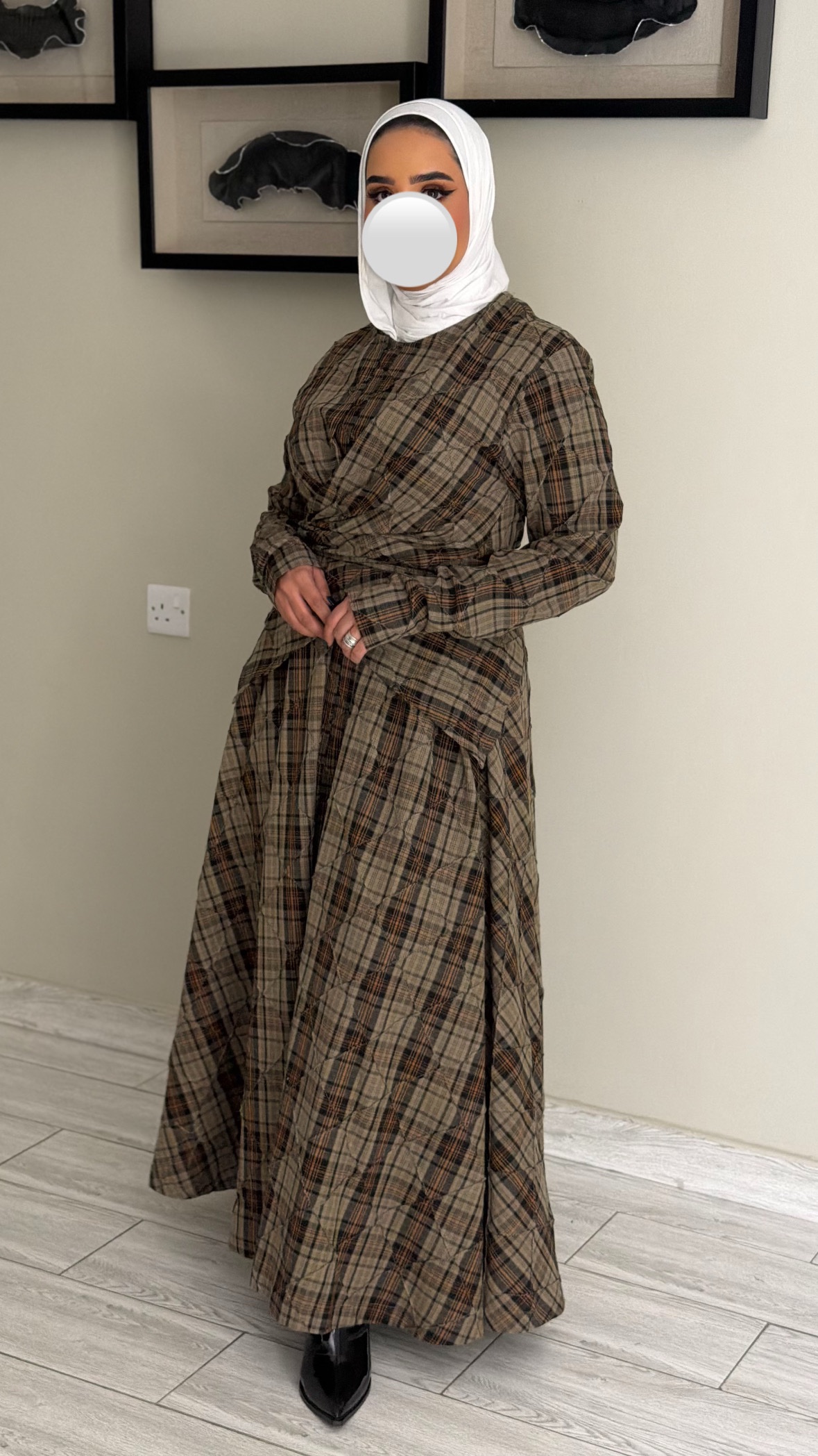 دراعه كلوش مبكره -بيج بني - الصورة 3