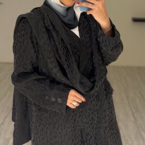 ⁦Leopard scarf Blazer⁩ - الصورة ⁦10⁩
