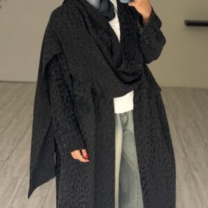 Leopard scarf Blazer