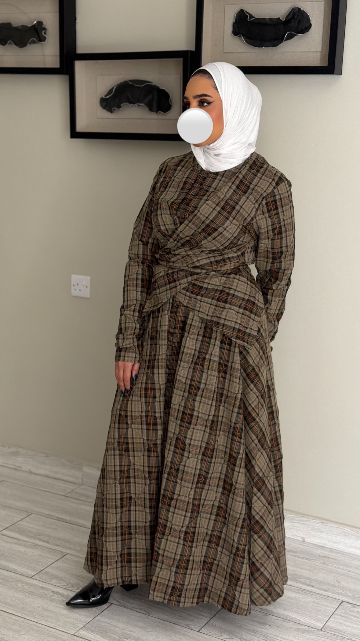 دراعه كلوش مبكره -بيج بني - الصورة 7