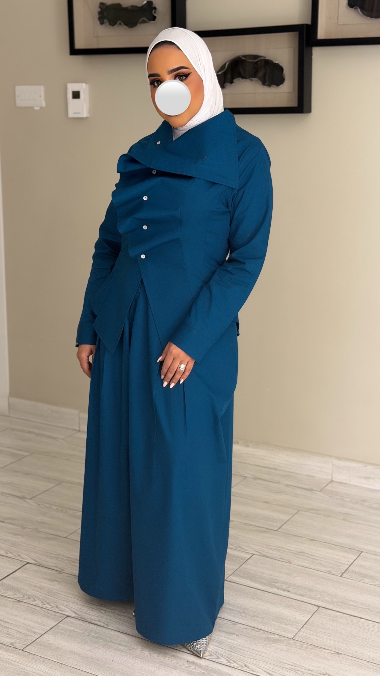 Turquoise Ruffles Set - الصورة 4