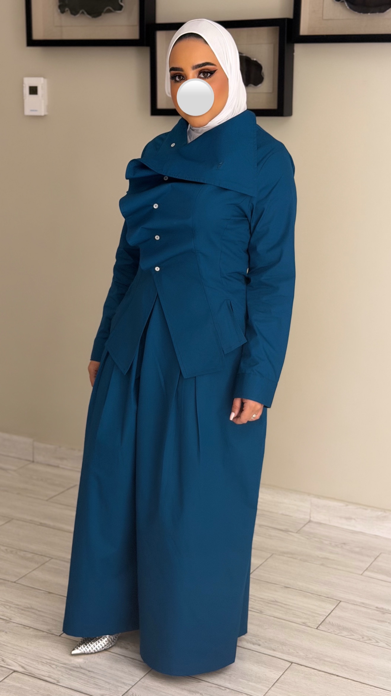 Turquoise Ruffles Set - الصورة 5