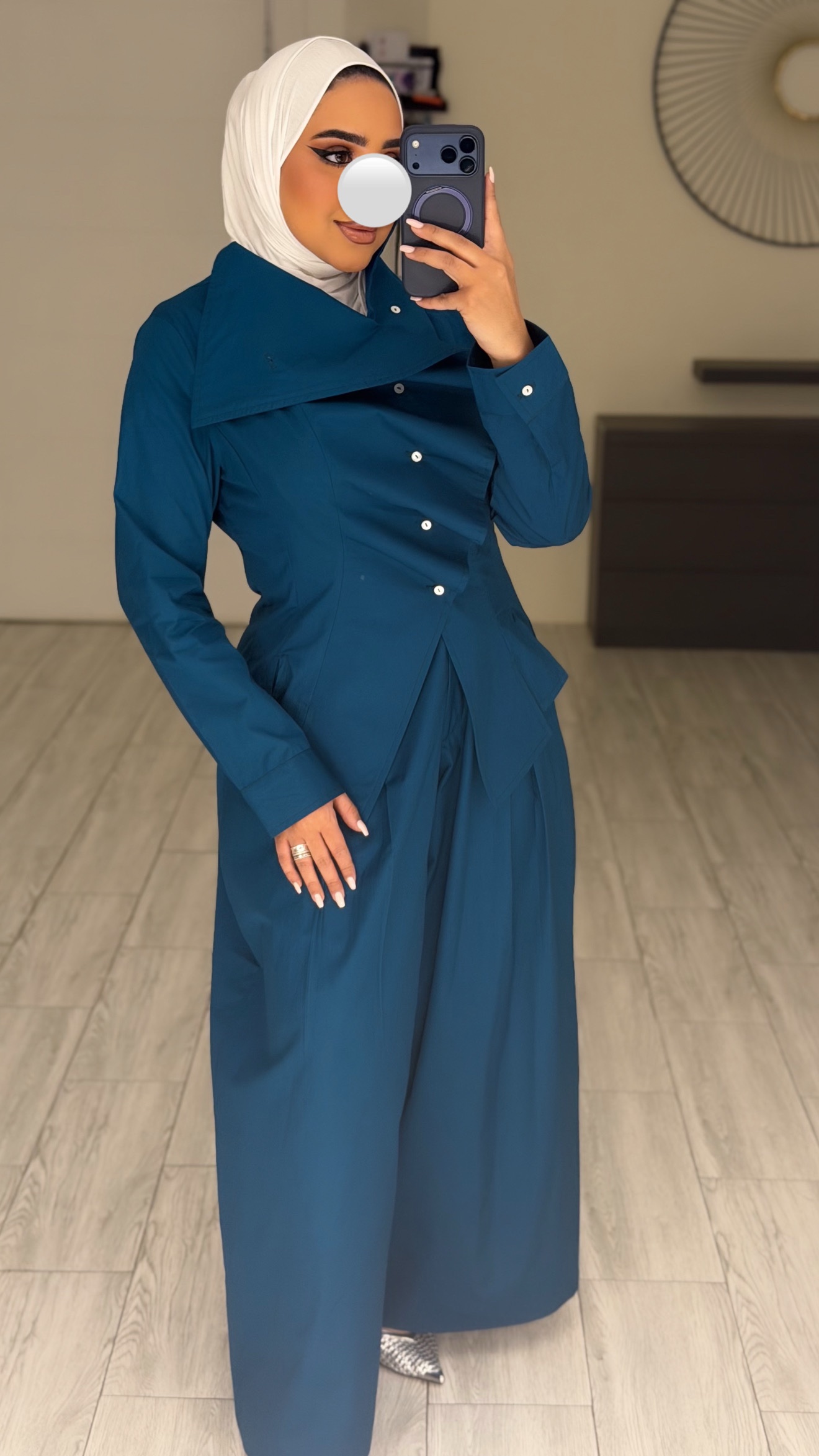 Turquoise Ruffles Set - الصورة 9