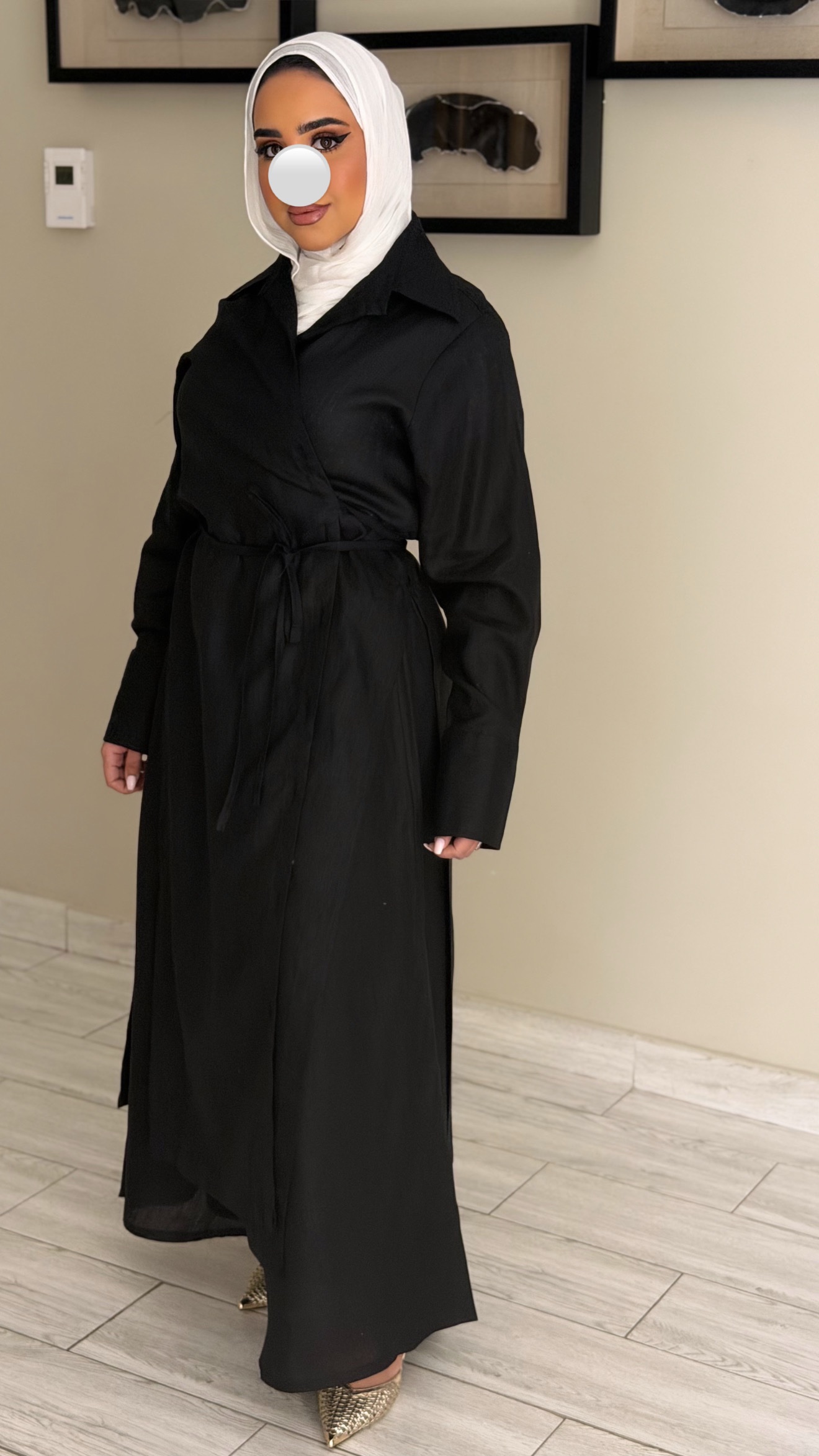 Linen pure - Black set - الصورة 7
