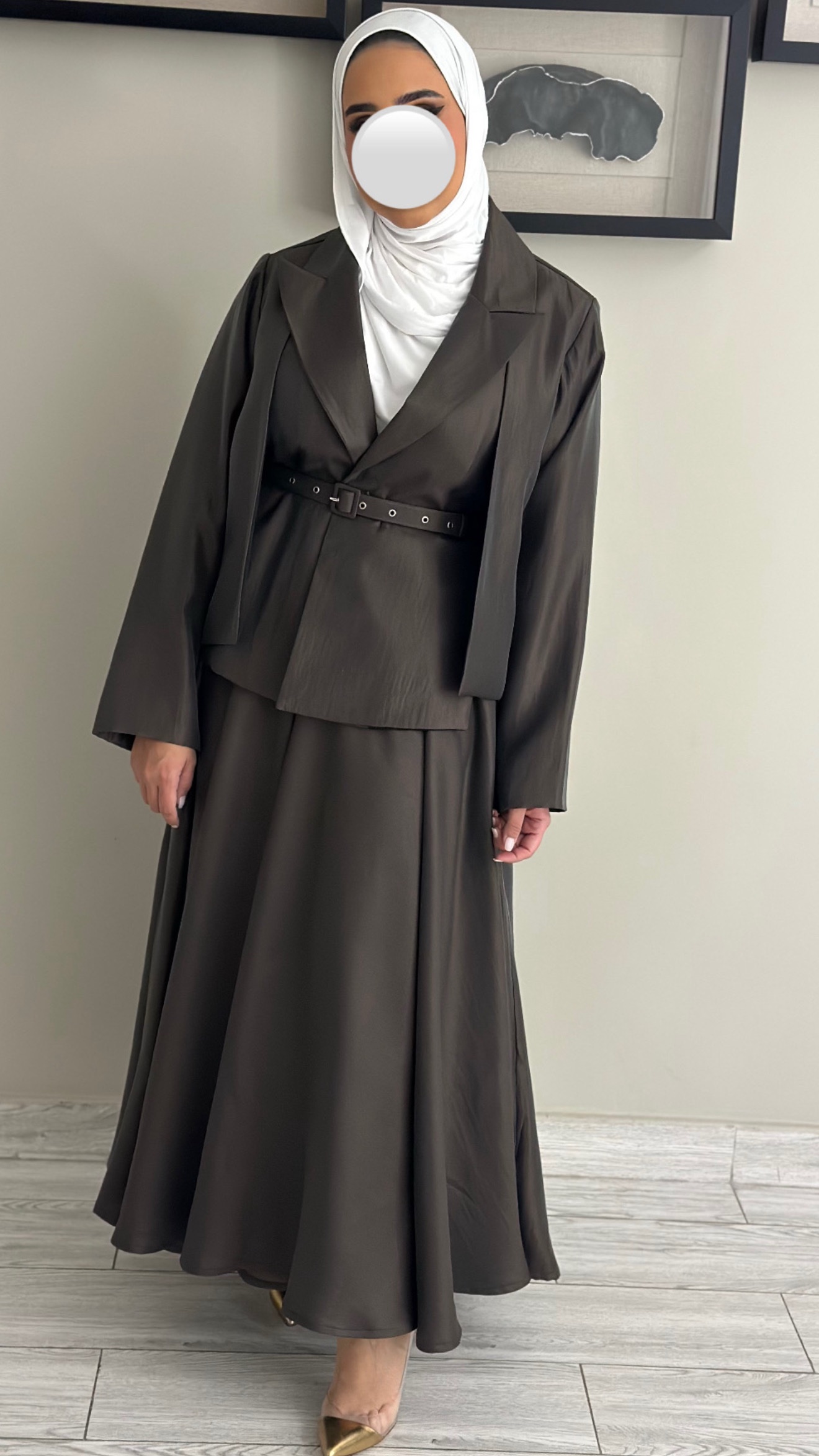 Glazed brown set - الصورة 2