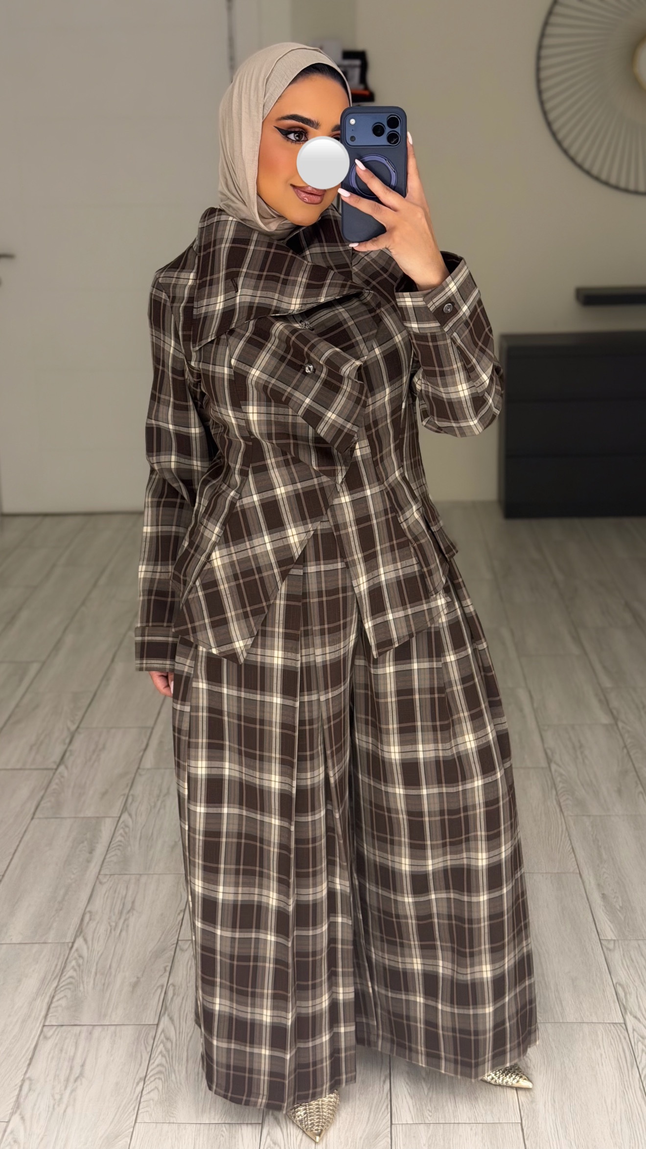 Checked Ruffles Set - الصورة 4