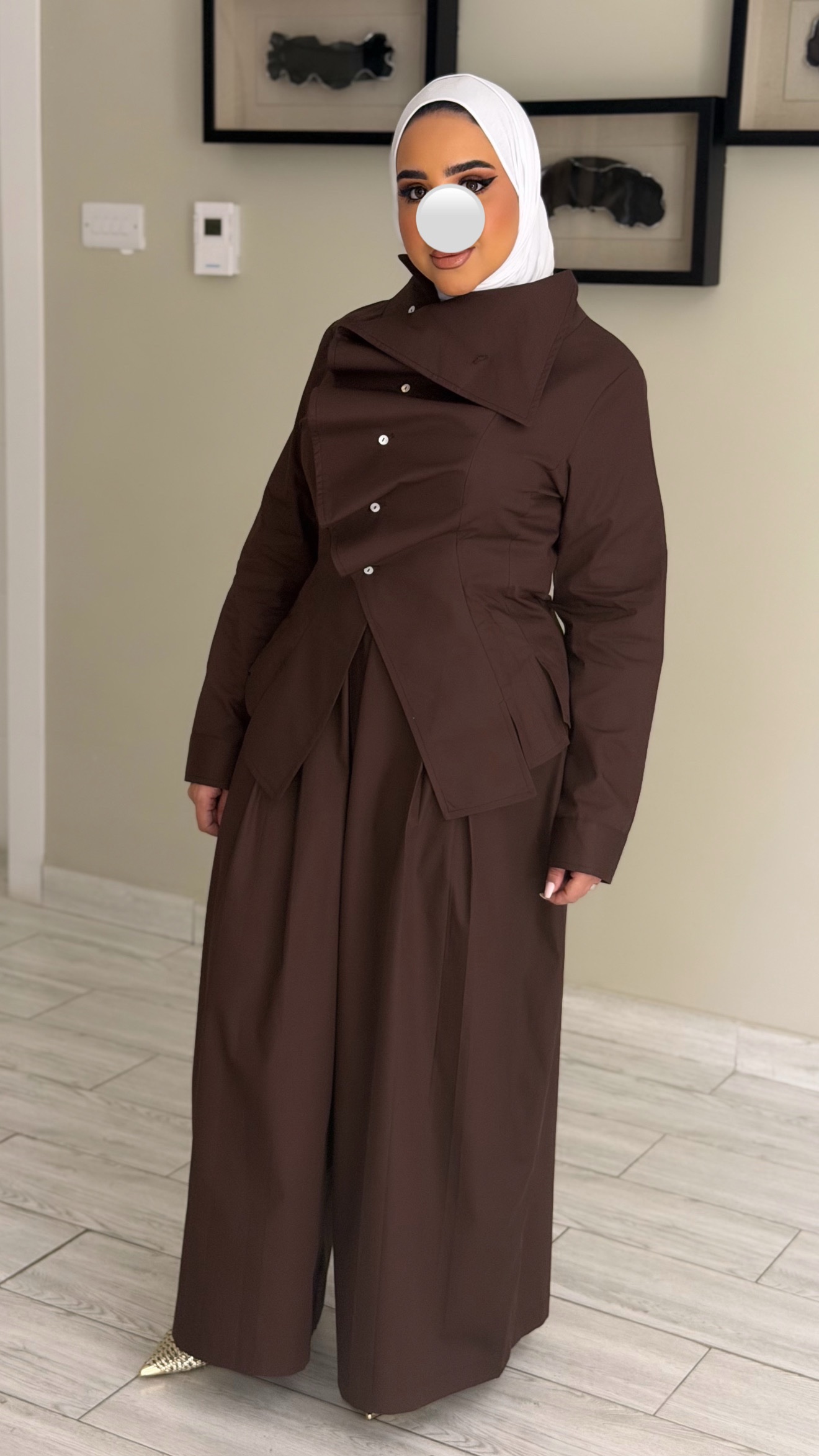 Brown Ruffles Set - الصورة 11