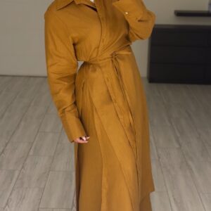 Alternative view of Linen pure - QamerDin set