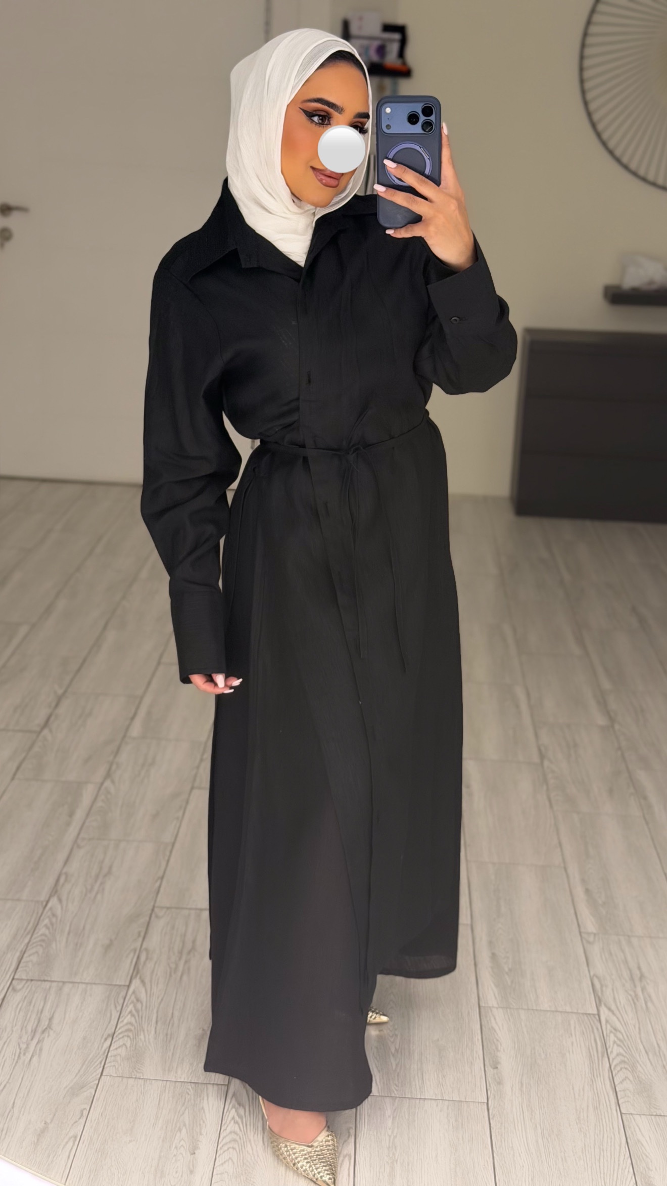 Linen pure - Black set - الصورة 8