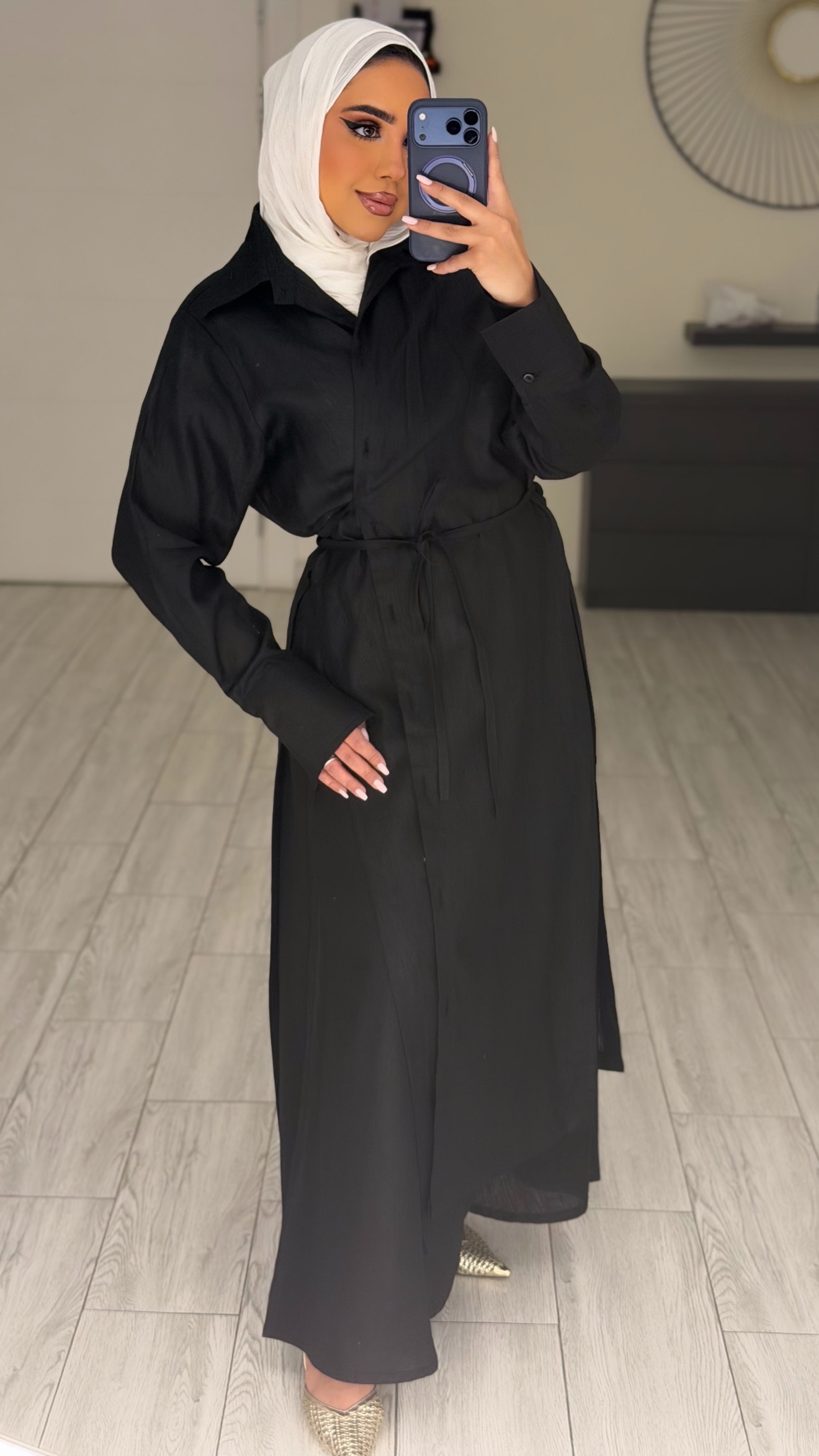 Linen pure - Black set