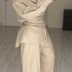 Linen pure Set - Beige