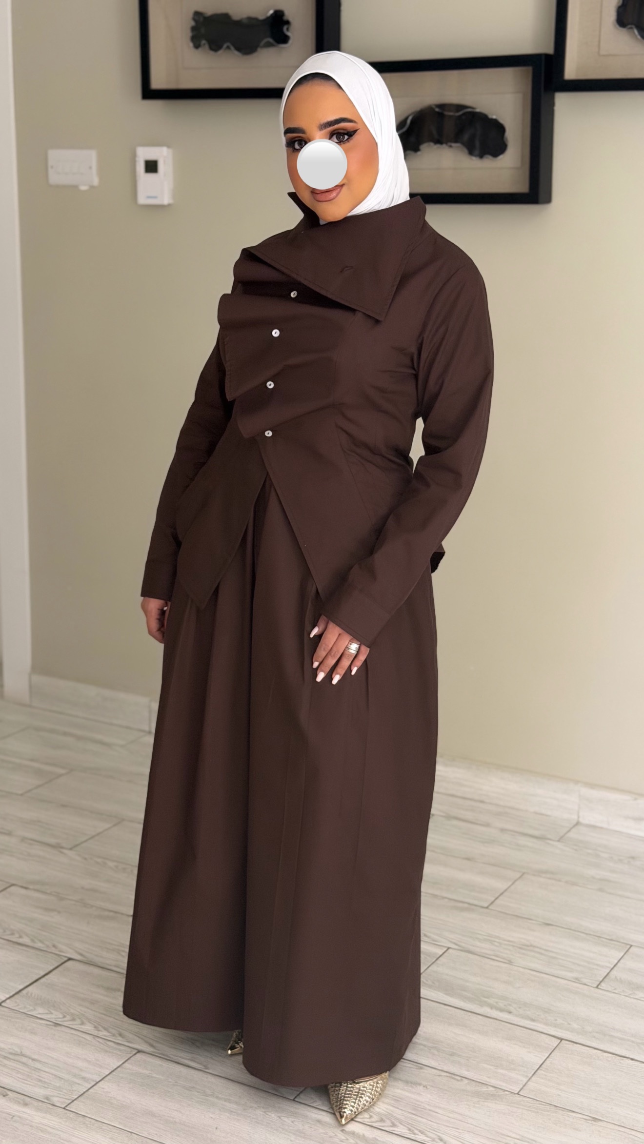 Brown Ruffles Set - الصورة 8