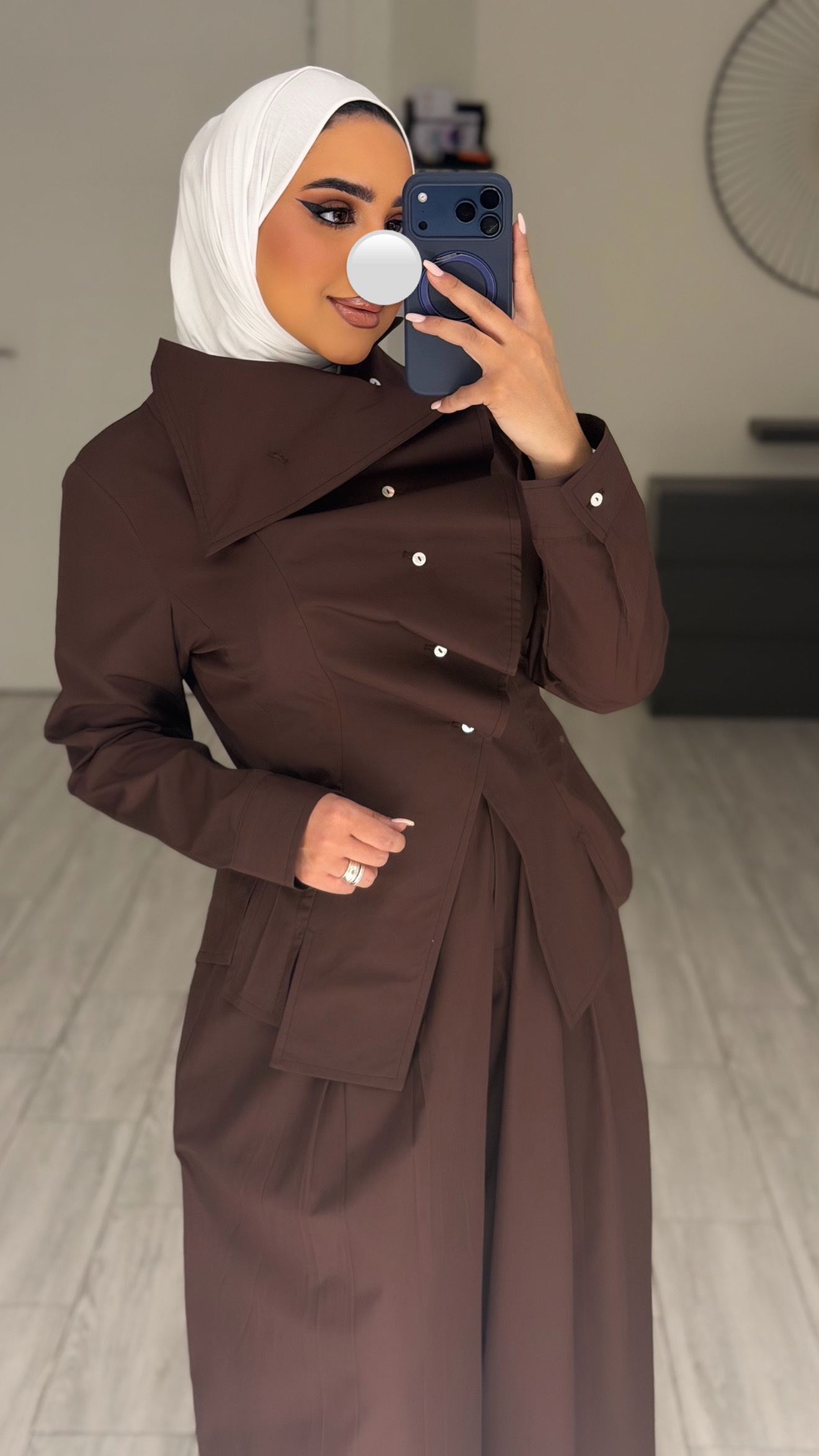 Brown Ruffles Set - الصورة 5