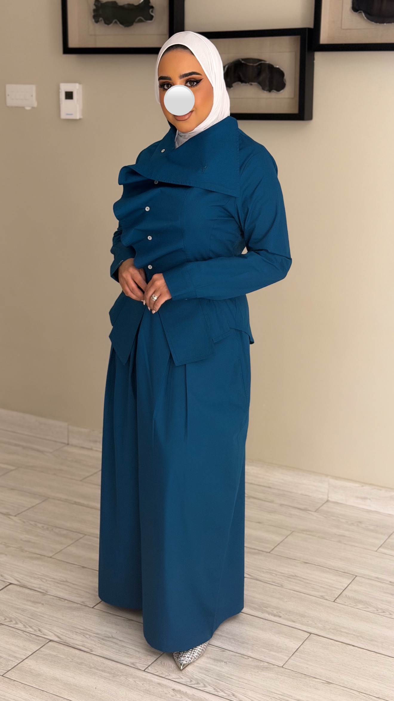 Turquoise Ruffles Set