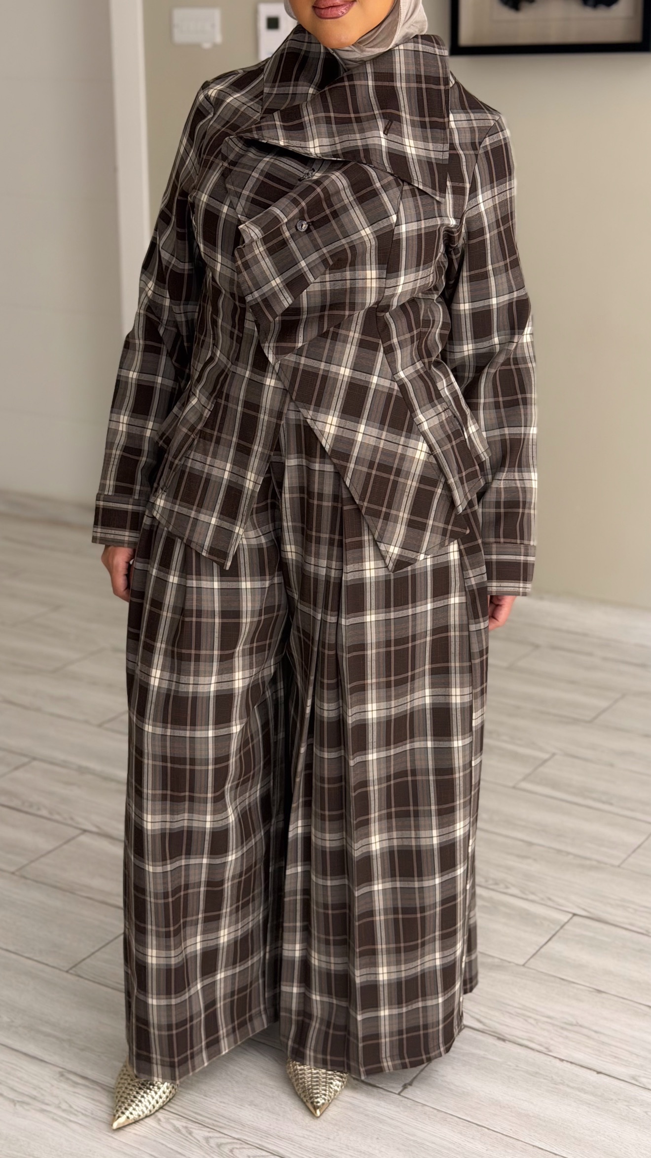 Checked Ruffles Set - الصورة 9