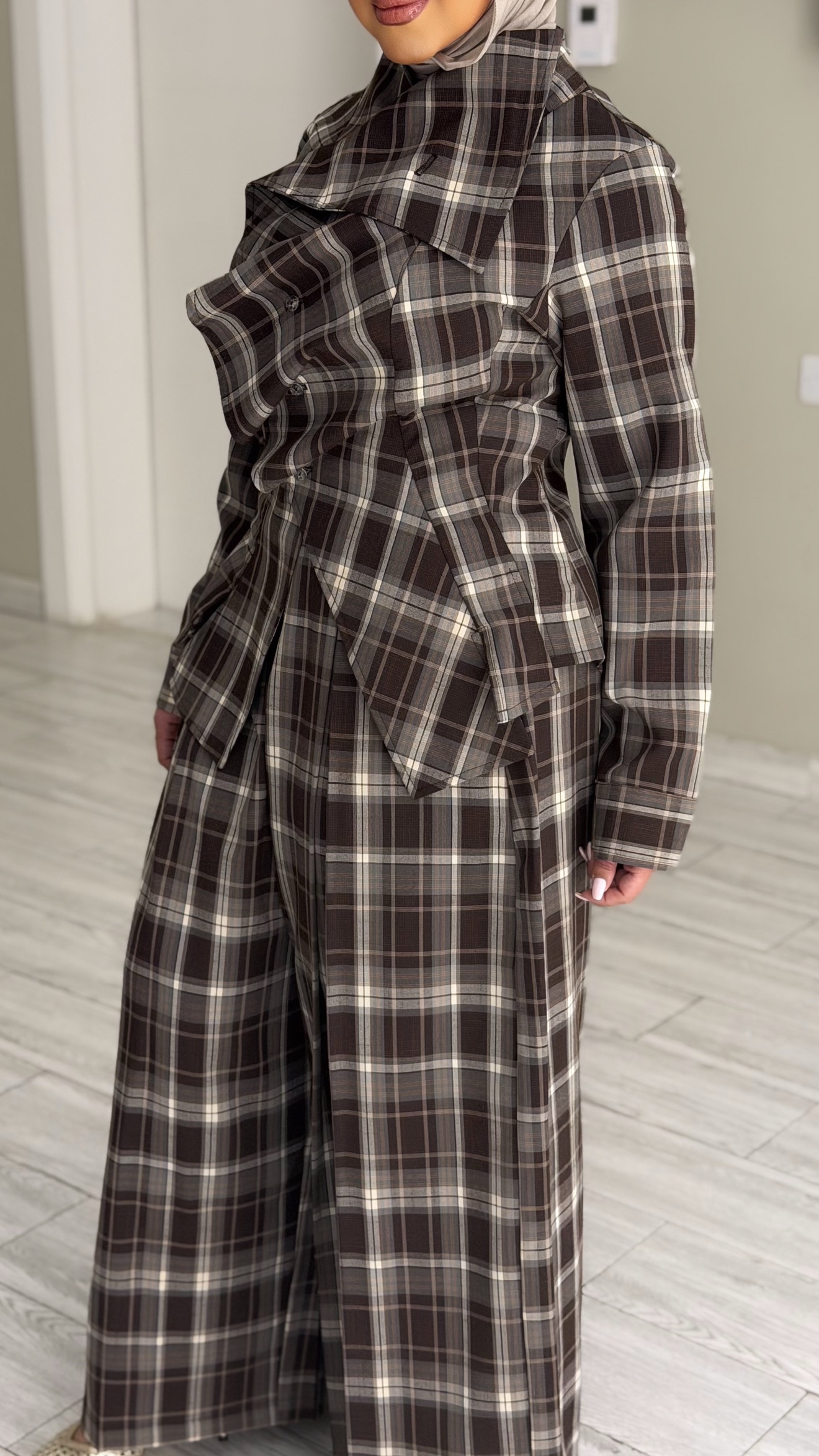 Checked Ruffles Set - الصورة 10