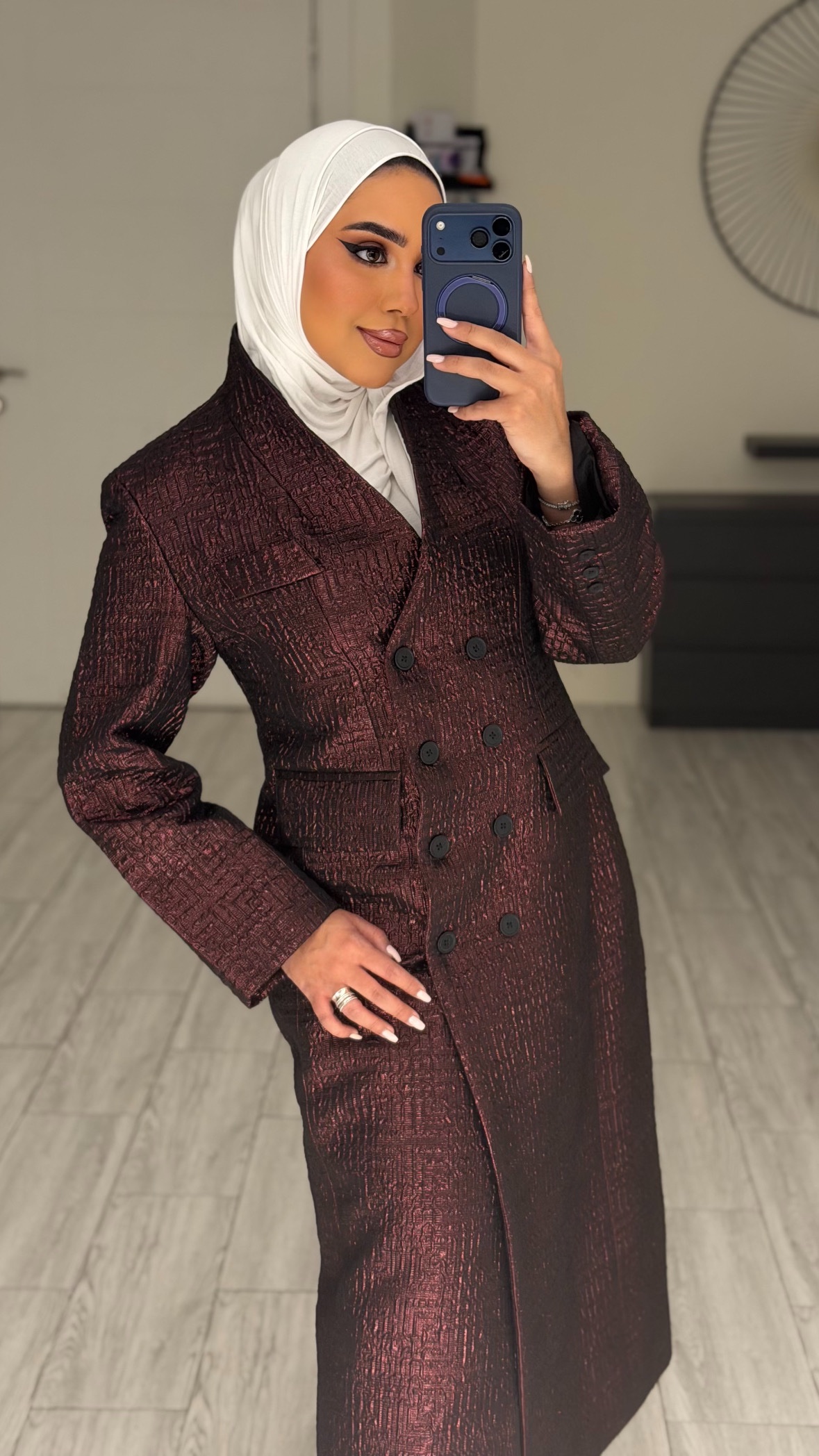 Metalic Maroon blazer