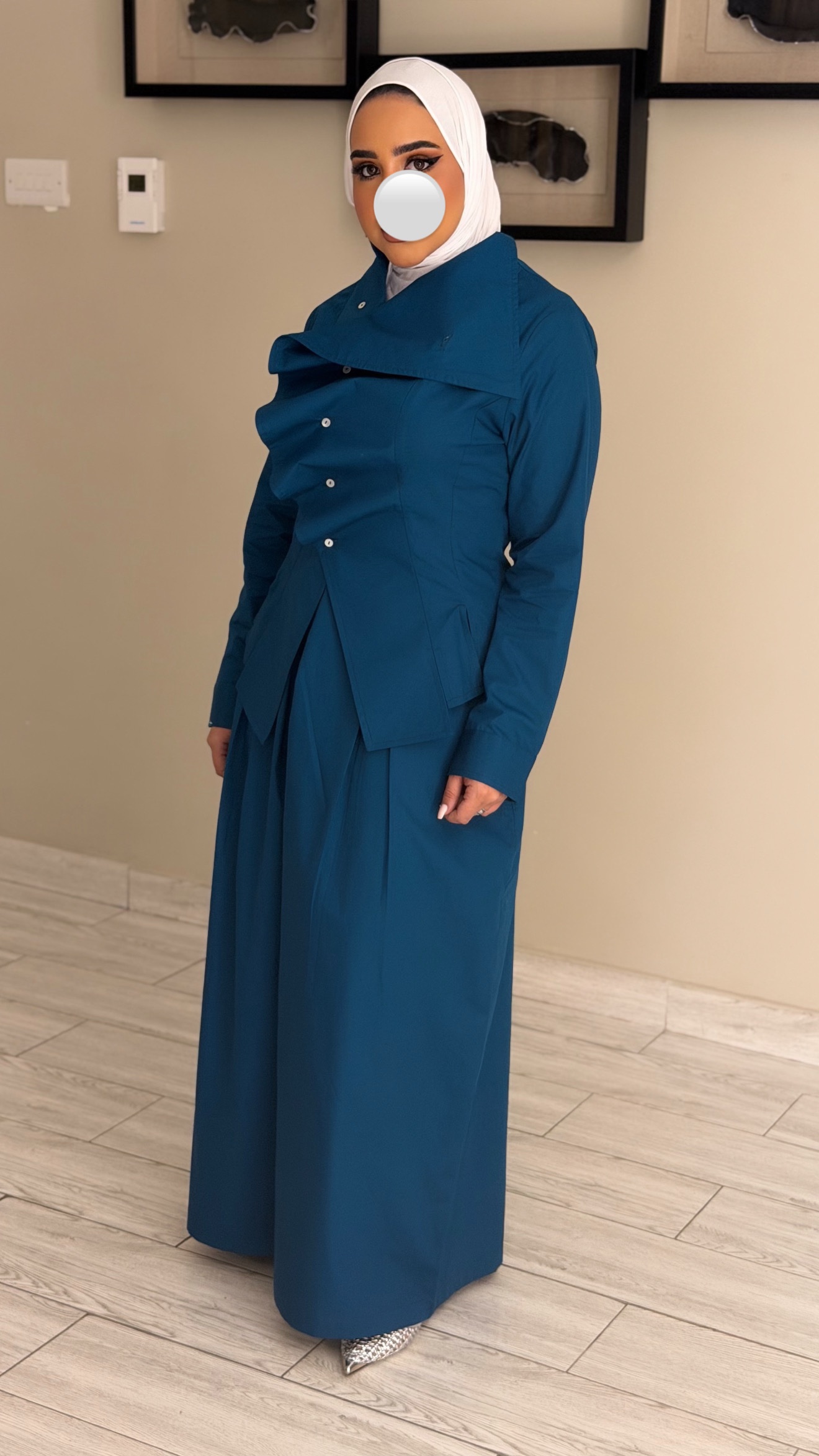 Turquoise Ruffles Set - الصورة 3