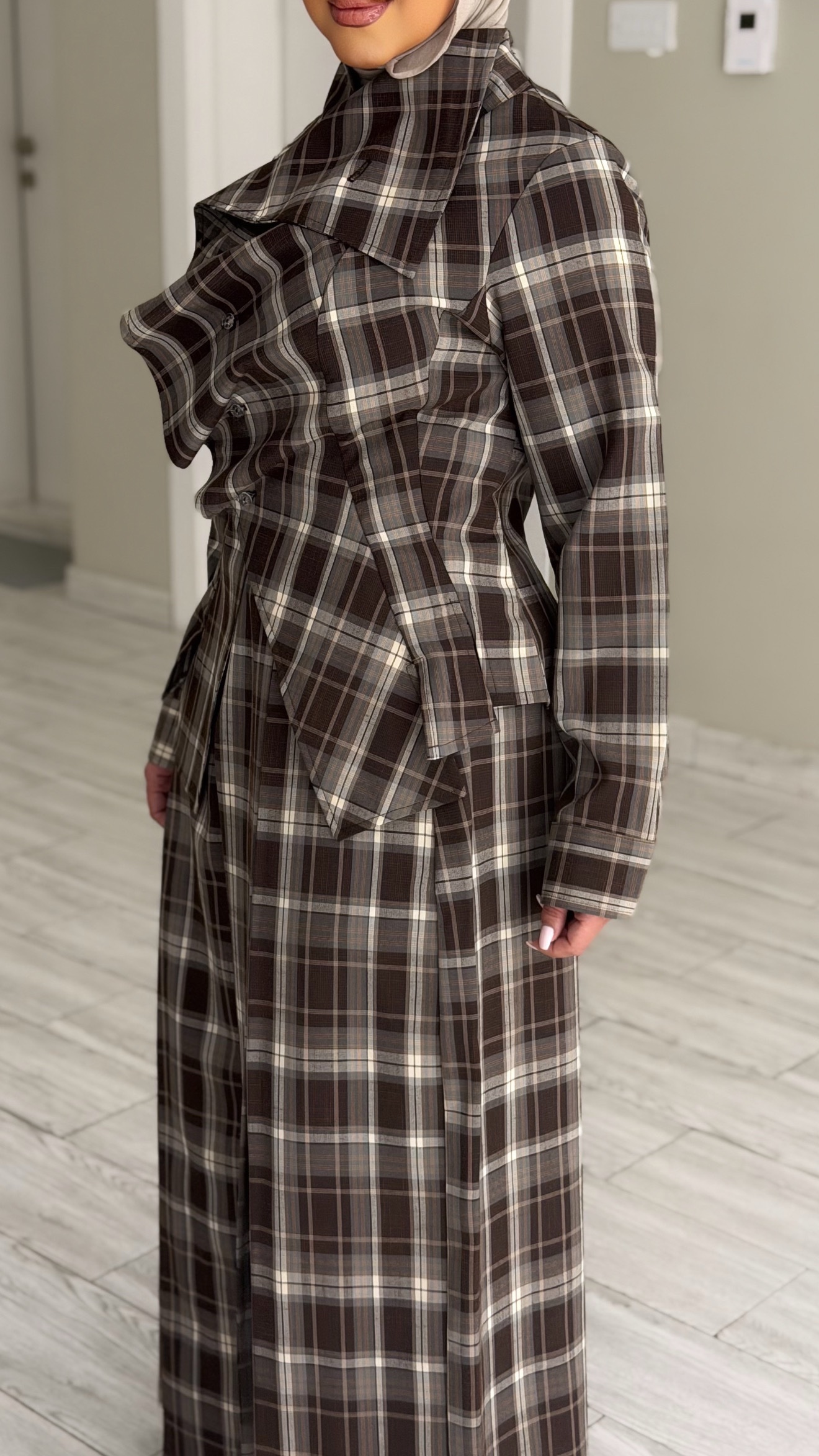 Checked Ruffles Set - الصورة 7