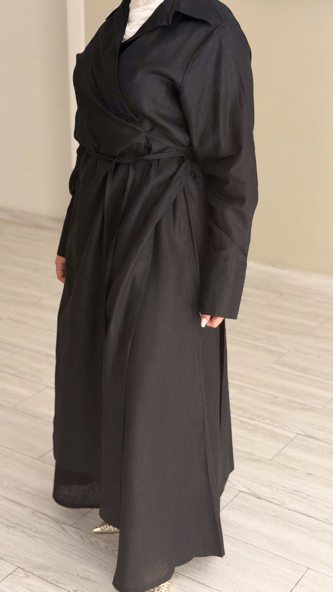Linen pure - Black set - الصورة 5