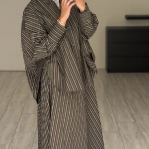 Casual brown lines Set