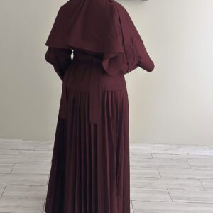 Alternative view of Burgundy jeans dress