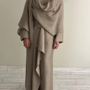 Alternative view of Scarf set - Beige