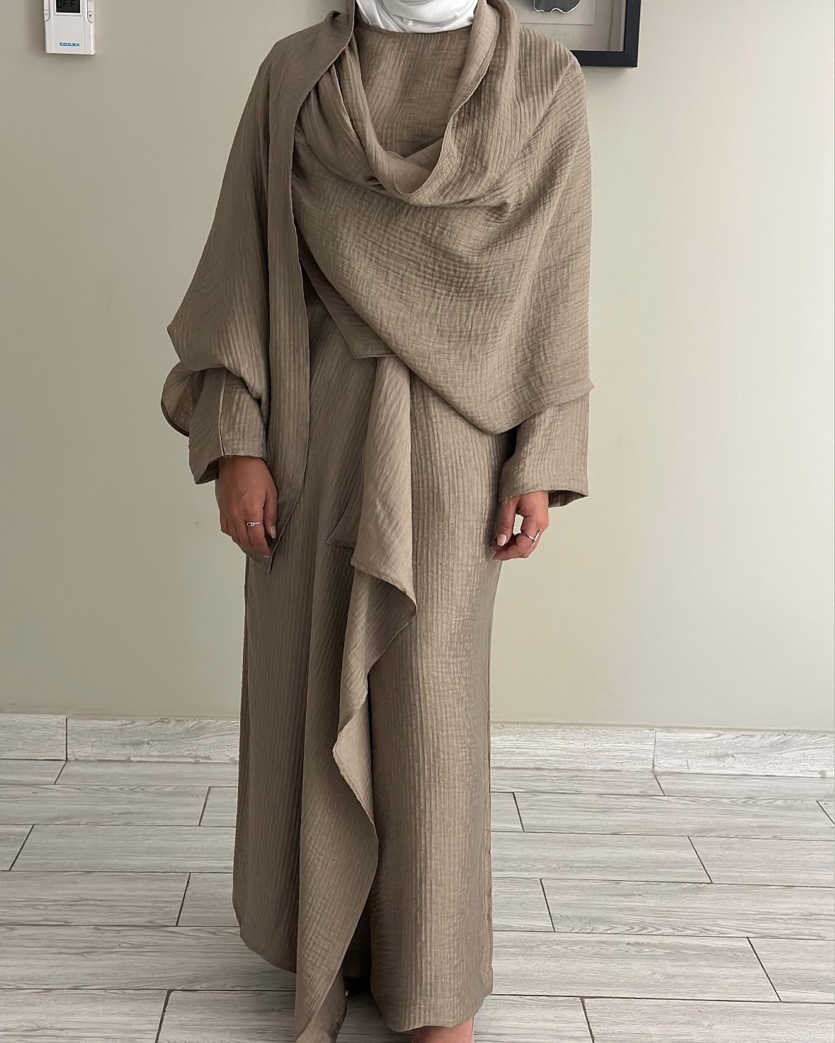 Scarf set - Beige - الصورة 2