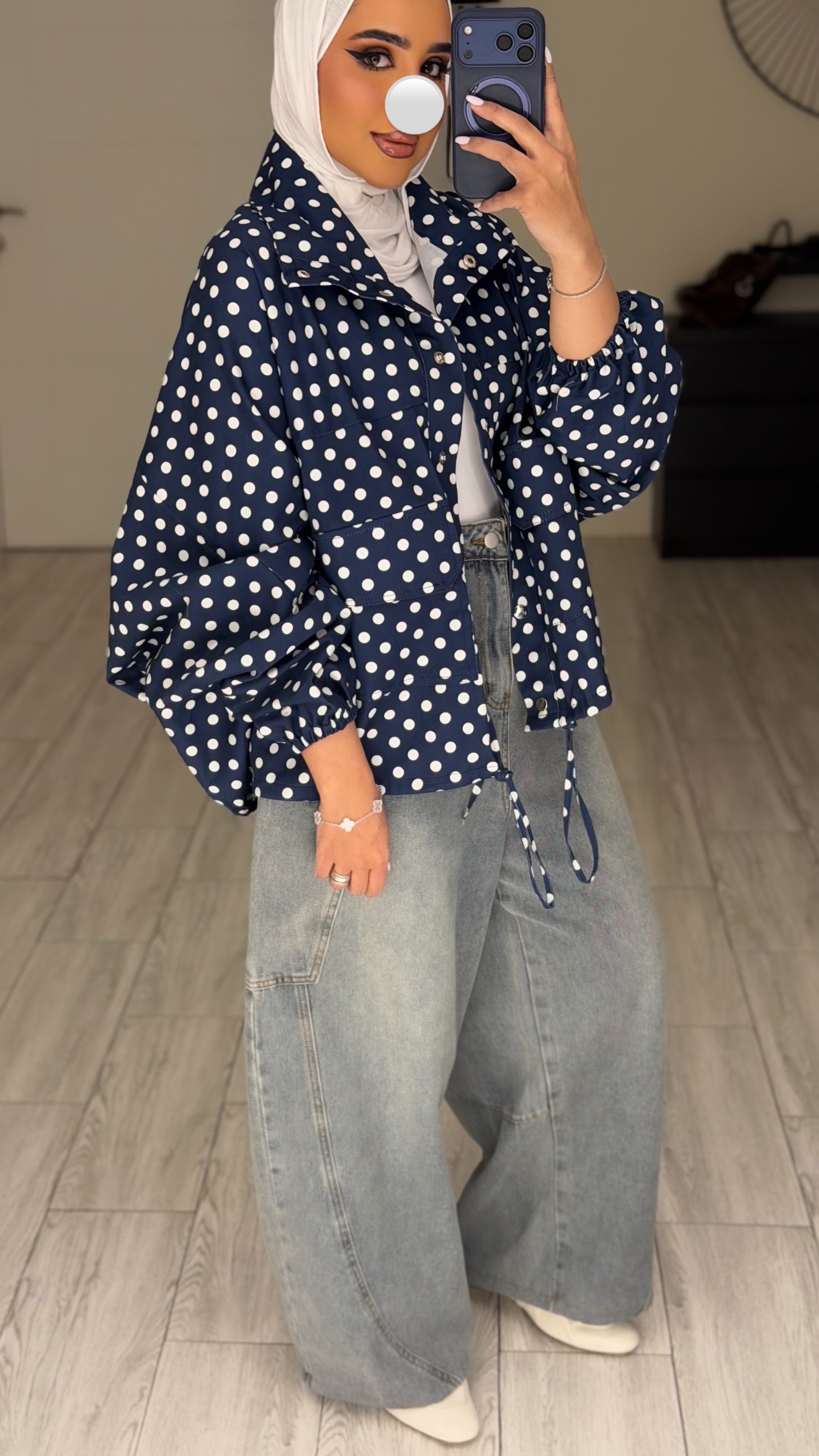 Polka dots jacket - الصورة 9