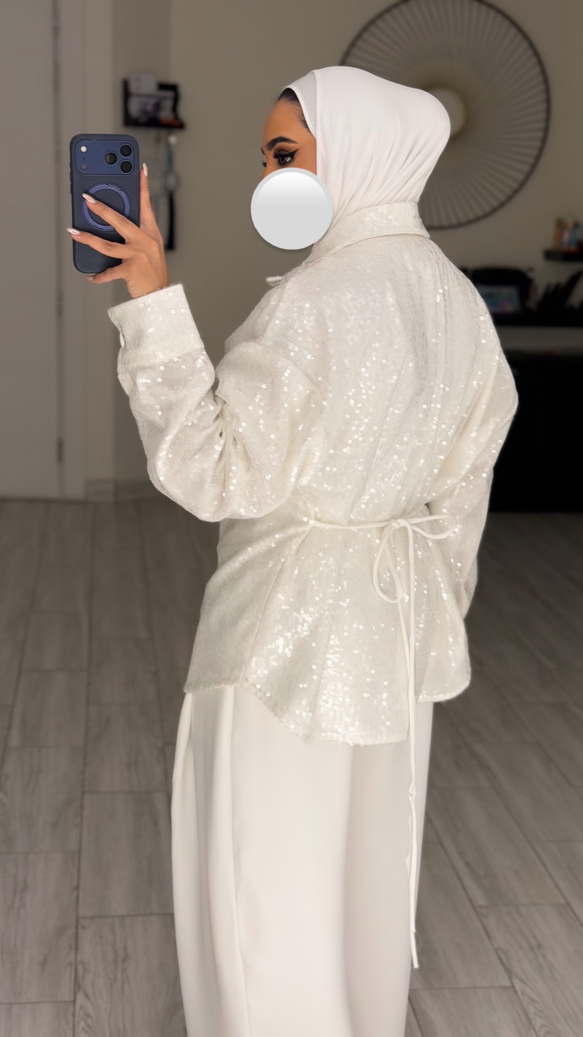 Shinney Shirt - White - الصورة 5