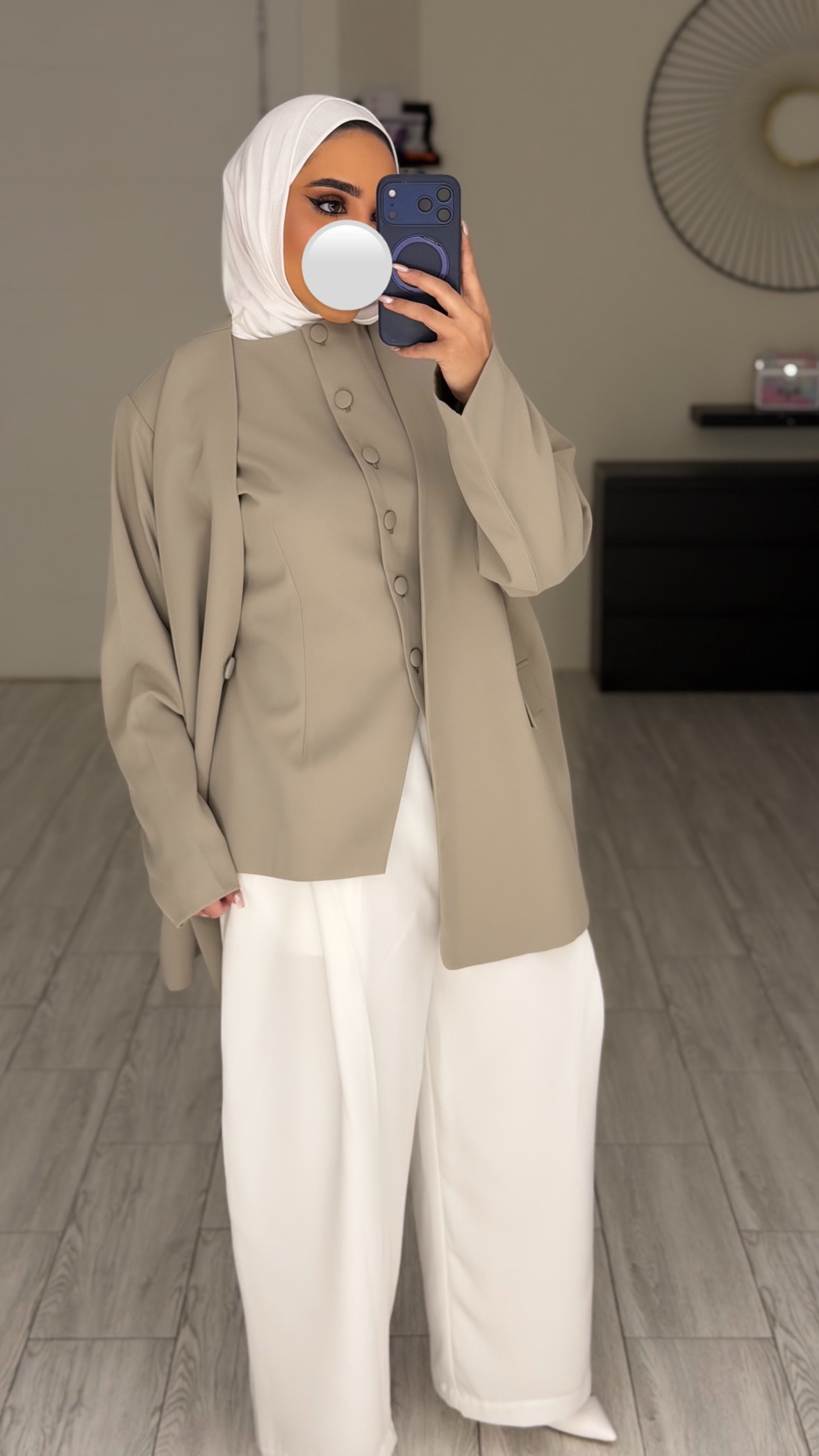 Light beige Set - vest-jacket - الصورة 6