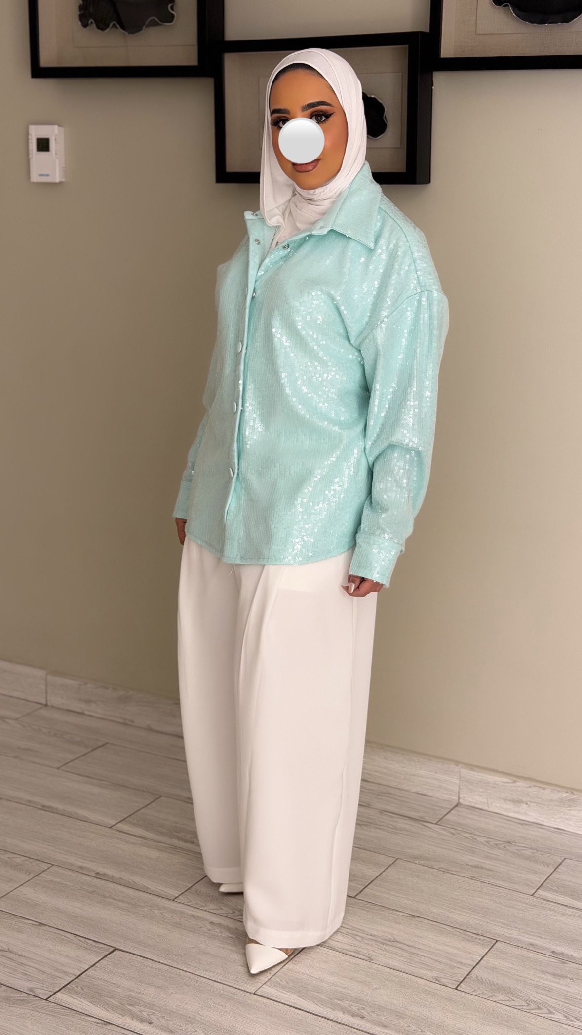 Shinney Shirt - Tiffany - الصورة 6