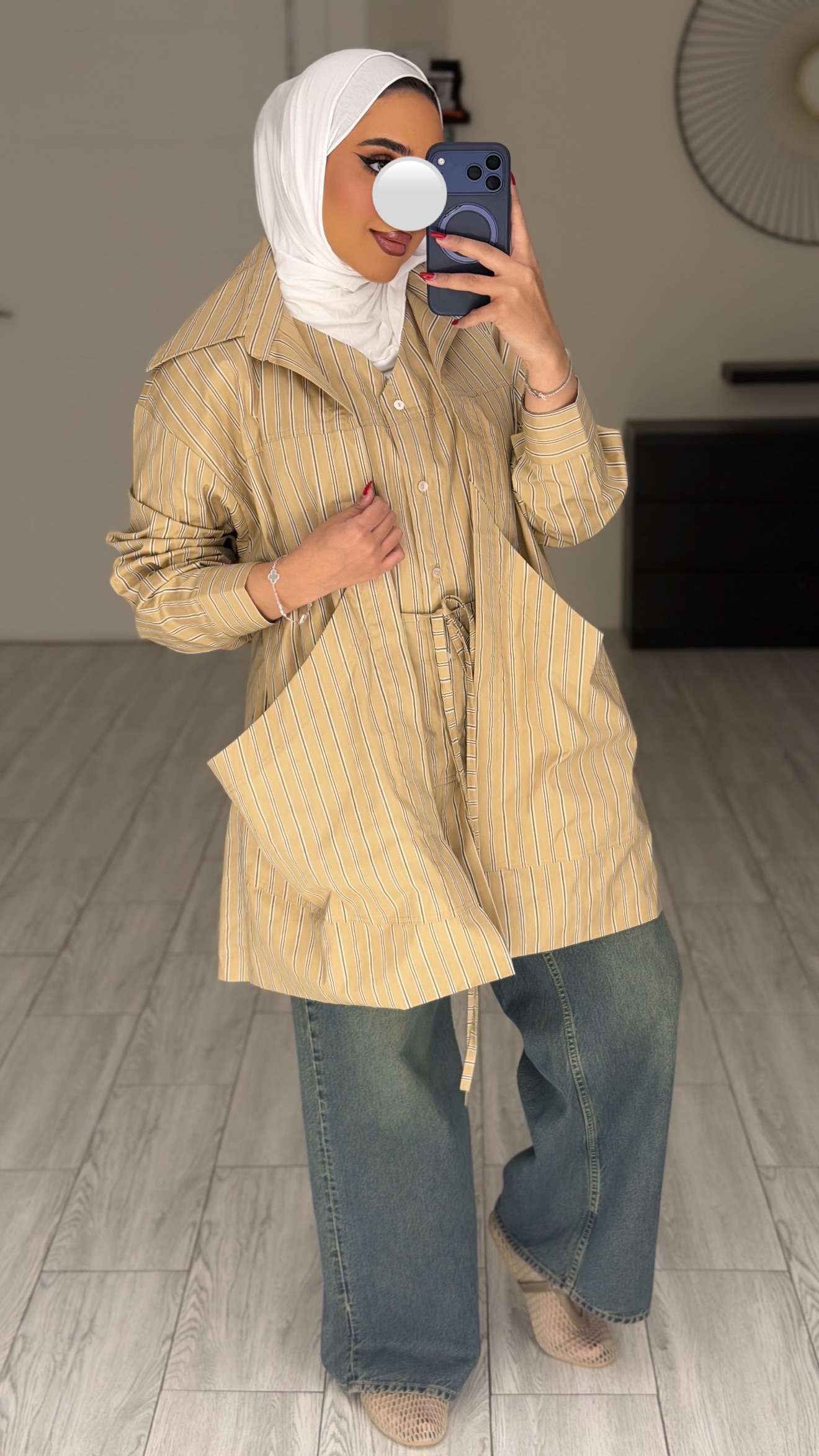 Double Shirt - Beige - الصورة 9