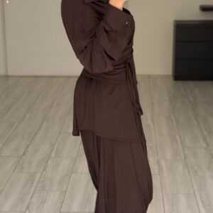 Alternative view of Casual sharwal Set - Brown