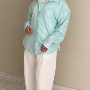 Shinney Shirt - Tiffany