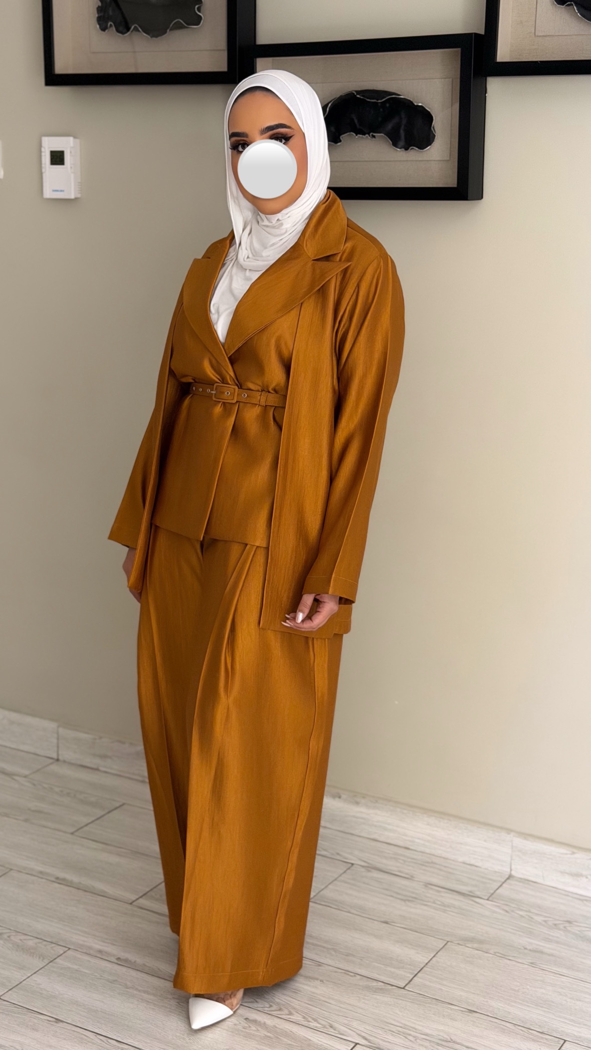 Glazed set - Orange