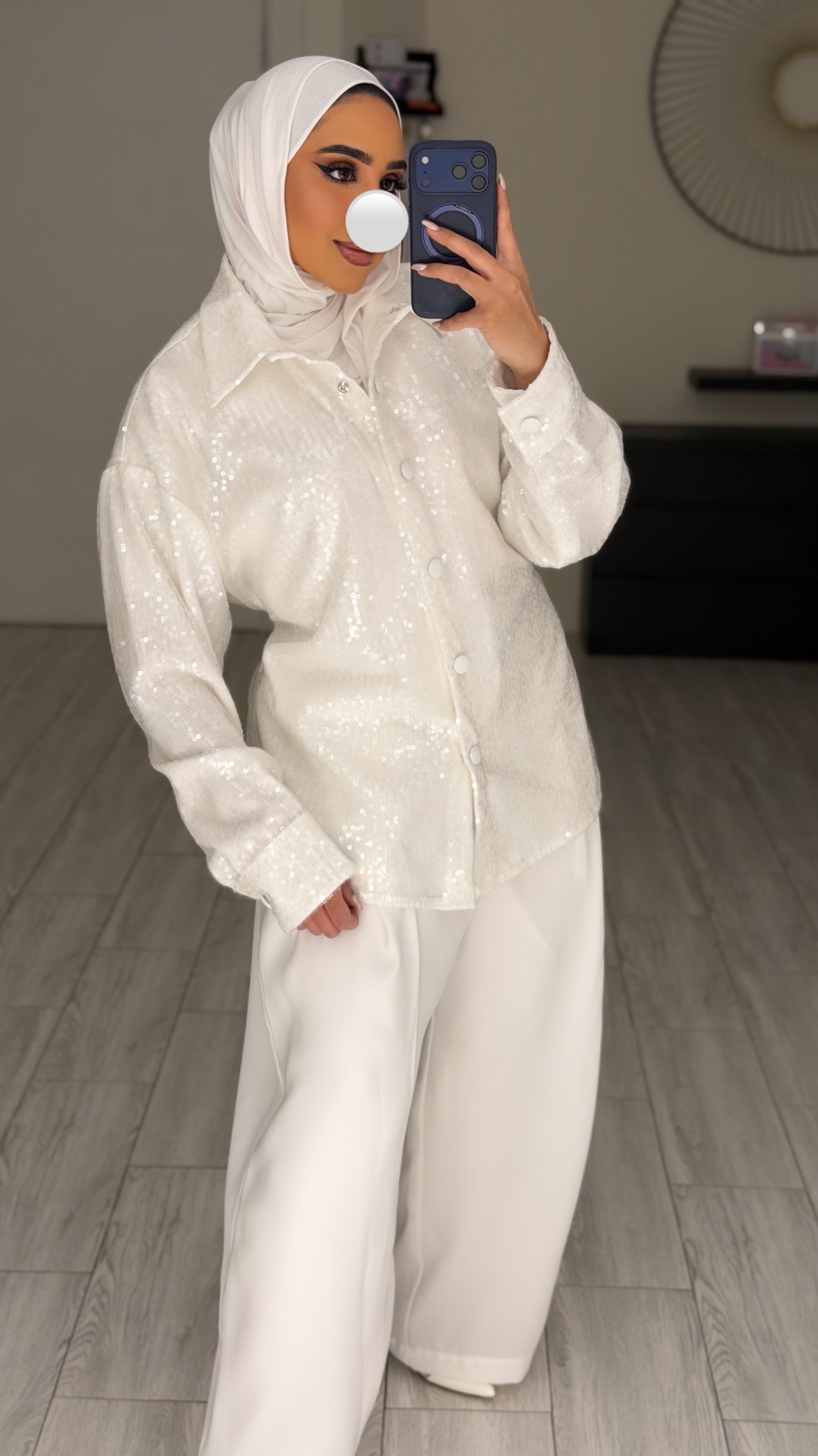 Shinney Shirt - White